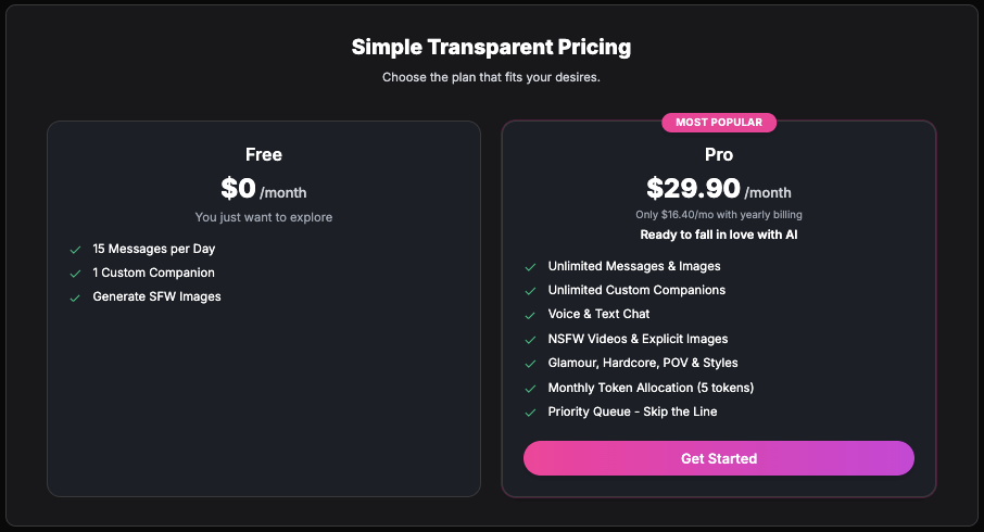 AIAllure Pricing